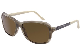 Porsche Design P8558-D Women's Brown Lens Sunglasses