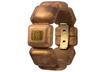 ODM DD105-6 Chocolate Women's Digital Watch Brown Silicone Band