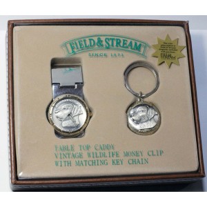 Field & Stream F01850848000 Money Clip Watch and Key Ring Set