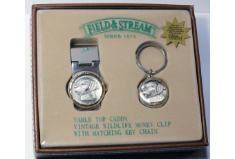 Field & Stream F01850848000 Money Clip Watch and Key Ring Set
