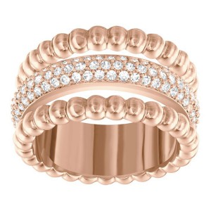Swarovski Click Ring Rose Gold Plated Size 7 (55) - 5124279