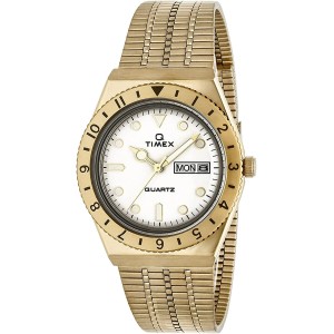 Q Timex TW2U95800 Women's Analog Watch Gold-Tone Steel Bracelet