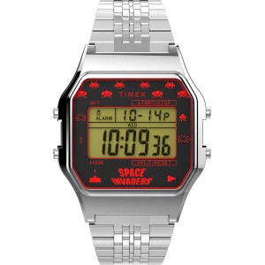 Timex 80 TW2V30000 Space Invaders Unisex Digital Watch