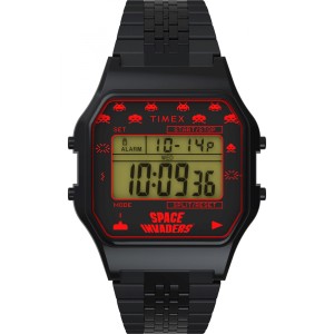 Timex 80 TW2V30200 Space Invaders Unisex Digital Watch